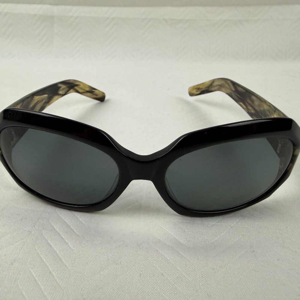 Vera Wang Oversized Wrap Sunglasses – Black & Tortoise